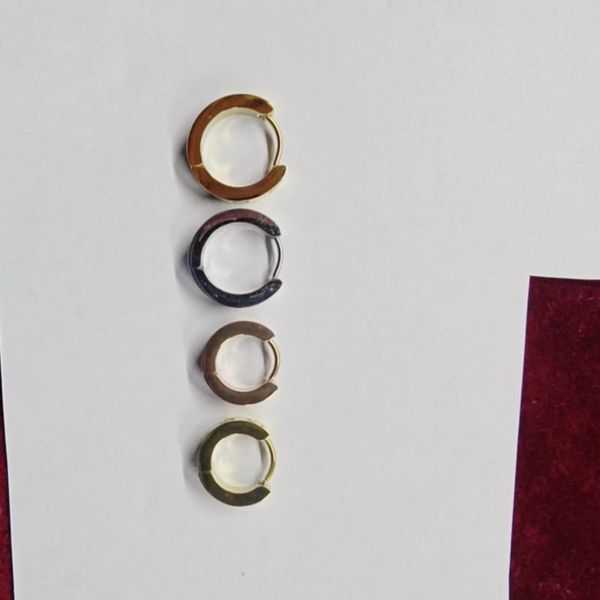 High end 11 2024 gold and silver earring