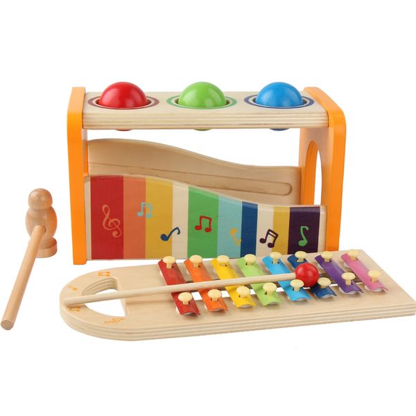 Wooden Children Kids 8 Notes Musical xylophone