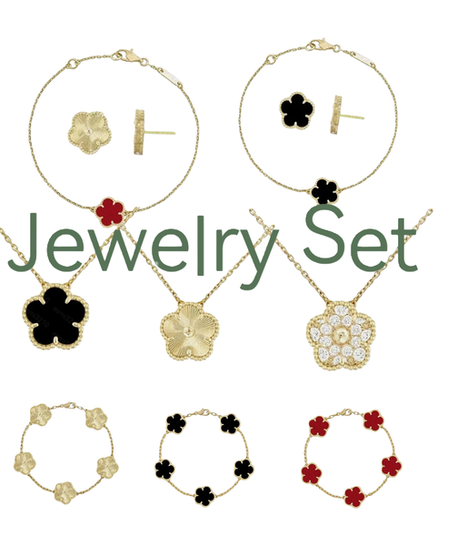 Jewelry Set clover necklace necklace 18