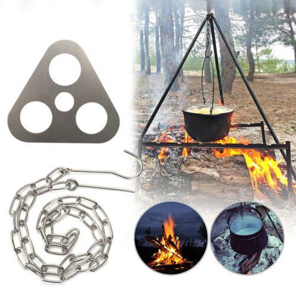 Camping Tripod Ring Hook Outdoor picnic grill